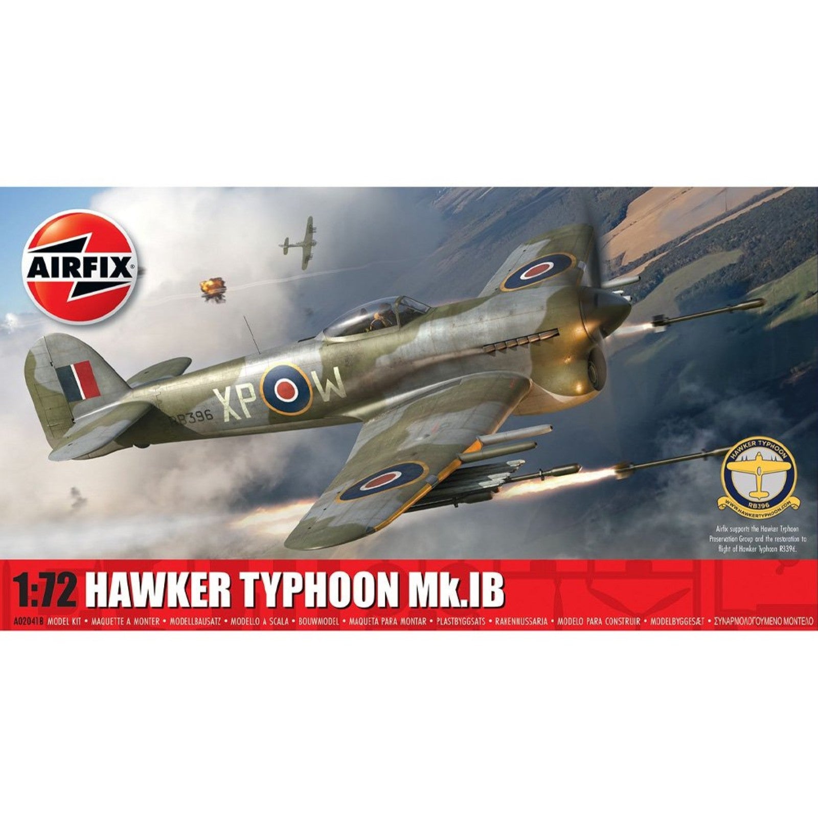 AIRFIX 1/72 HAWKER TYPHOON MK.IB